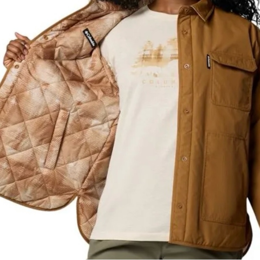 Women’s Columbia Longhorn Ridge Reversible Shirt Jacket XL MSRP $130 - Picture 8 of 9
